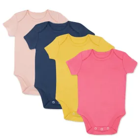 4-Pack Organic Cotton Squirrel Bodysuits