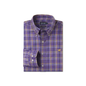 Bristol Performance Plaid Dress Shirt