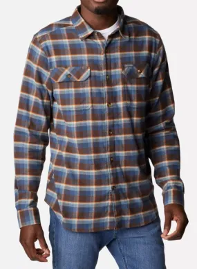 Columbia Flare Gun Stretch Flannel Shirt Blue