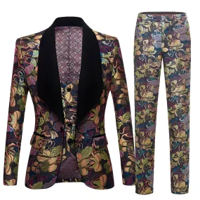 The Monarch Bloom Slim Fit Two-Piece Suit